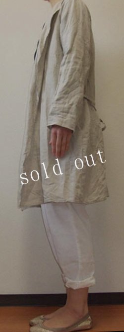 画像4: お得なサンプルsale20％off  ヨーロッパリネンガウンコート