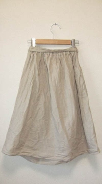 画像2: ヨーロッパリネンワンポケットスカート