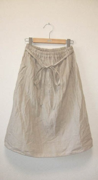 画像1: ヨーロッパリネンワンポケットスカート